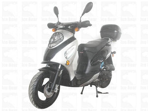 Icebear Shadow 49cc Moped Scooter Street Legal - PMZ50-1 Black