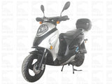 Icebear Shadow 49cc Moped Scooter Street Legal - PMZ50-1 Black