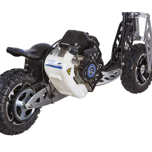 Mototec 50cc Stand Up Scooter | UberScoot Board with Seat - 2 Speed