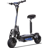 Uberscoot Premium 1000 Watts Power Stand Up Electric Scooter Board with Seat 36 Volts Black