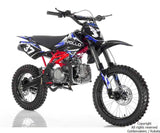 Apollo X37 125cc Dirt Bike - Motocross Sport | 4-Speed Manual Blue