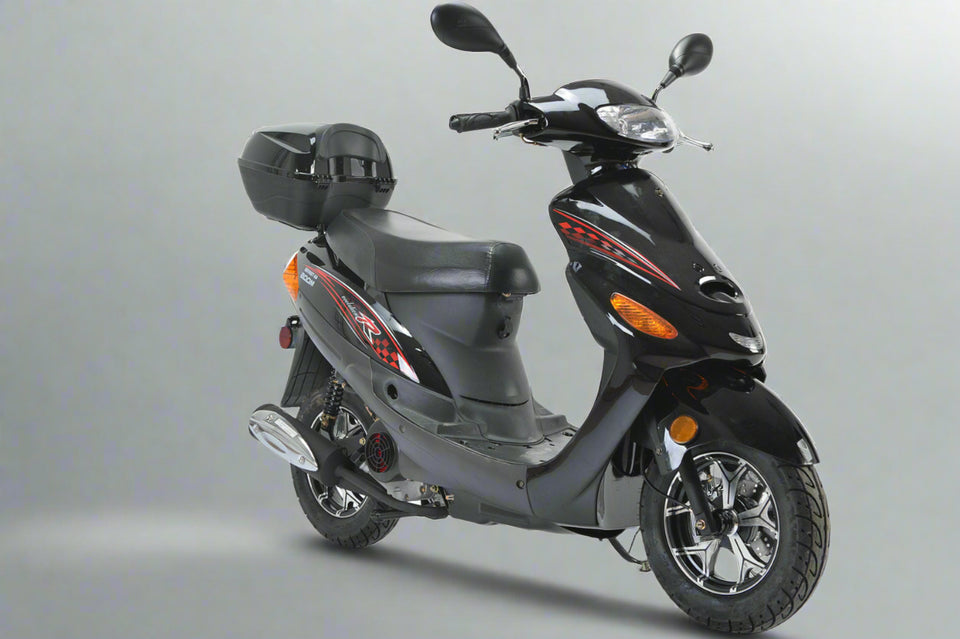 BD50QT-9A Boom Moped Scooter | MC-08B-50cc | MC-07B-50cc Street Legal 50cc Scooter Moped Baodiao – Belmonte Bikes