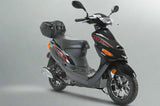 Boom 49cc MVP Moped Scooter Street Legal - BD50QT-9A - Black