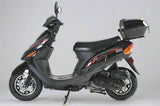 Boom 49cc MVP Moped Scooter Street Legal - BD50QT-9A - Black Middle View