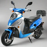 Boom 49cc MVP Moped Scooter Street Legal - BD50QT-2A Blue