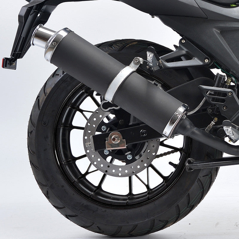 Boom Ninja SR9 125cc Full-Size Motorcycle - Street Legal - Back Tyre