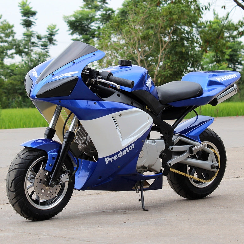 110cc Predator Off-Road Super Pocket Bike Blue