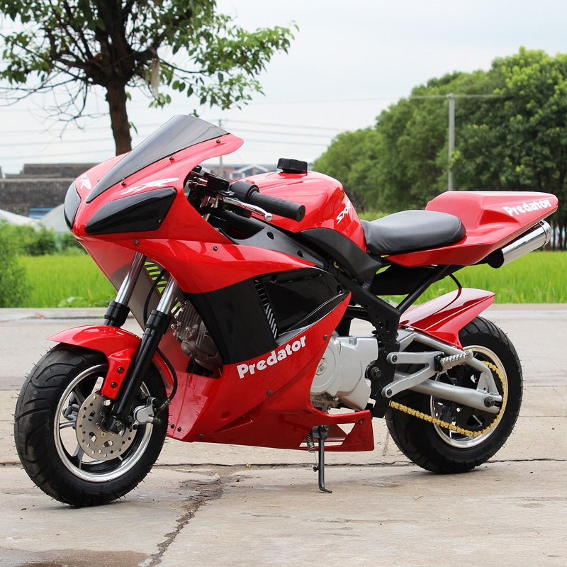 110cc Predator Off-Road Super Pocket Bike Red