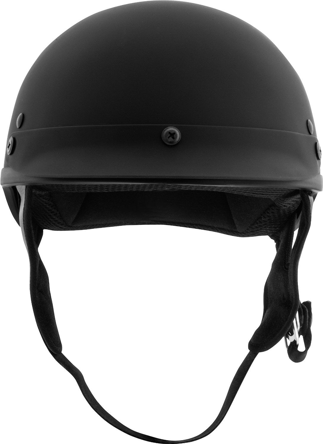Fuel Helmets Sh-hhfl65 HH Series Half Helmet Flat Black Medium