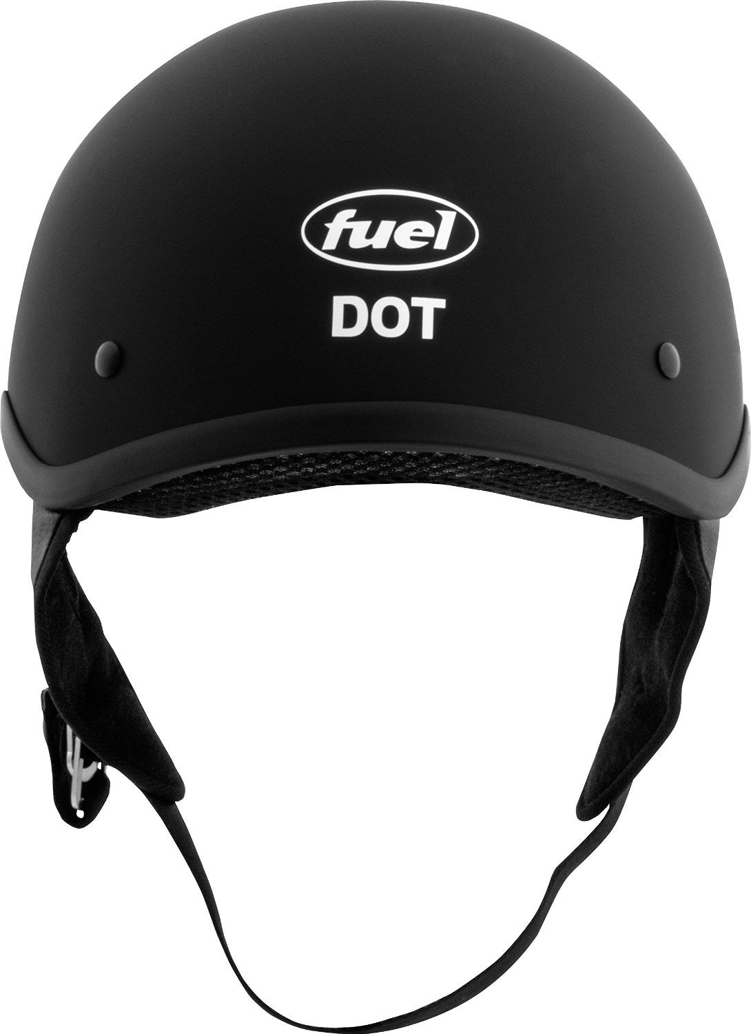 Fuel Helmets Sh-hhfl65 HH Series Half Helmet Flat Black Medium