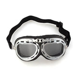 Vintage Style Aviator Goggles/Glasses Dark Brown