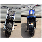 Falcon 200CC Mini Bike Chopper Motorcycle MB 200 | HS200Y-A - Front & Back