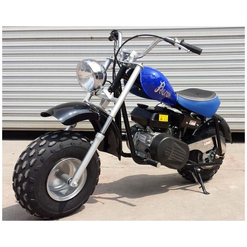 Falcon 200CC Mini Bike Chopper Motorcycle MB 200 | HS200Y-A Blue