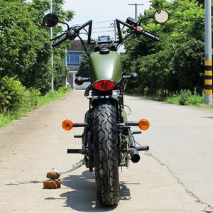  Bobber Street Legal Mini Chopper Motorcycle Back View