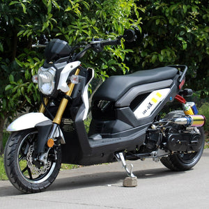 Premium DongFang 50cc R-Sport Moped Scooter DF50STF – Street legal White