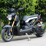 Premium DongFang 50cc R-Sport Moped Scooter DF50STF – Street legal Black