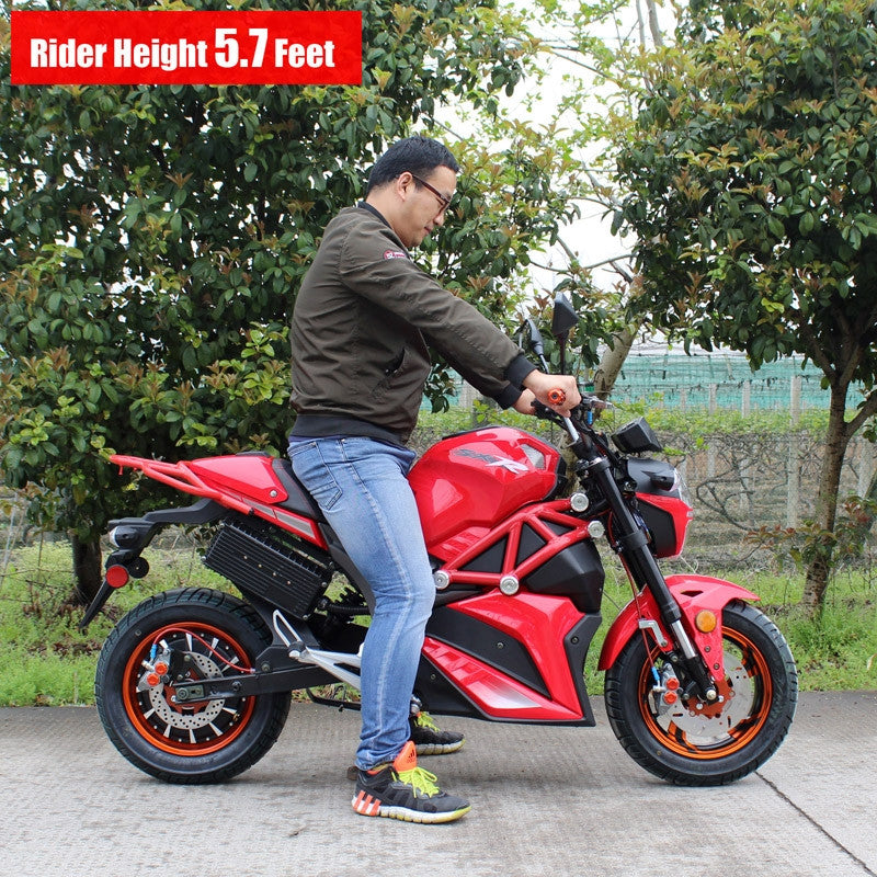 2000W Brushless 72V Electric Motorcycle SRT-2000E - Street Legal