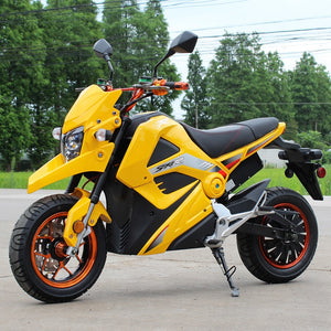 Swift-E 2000W Brushless 72V Electric Motorcycle STT Scooter Yellow