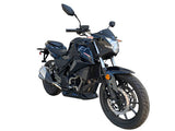 GTO Vitacci 250cc Motorcycle - 5-Speed Fuel-Injected Black