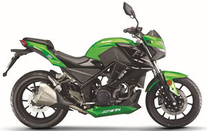 GTO Vitacci 250cc Motorcycle - 5-Speed Fuel-Injected - Green