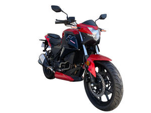 GTO Vitacci 250cc Motorcycle - 5-Speed Fuel-Injected Red