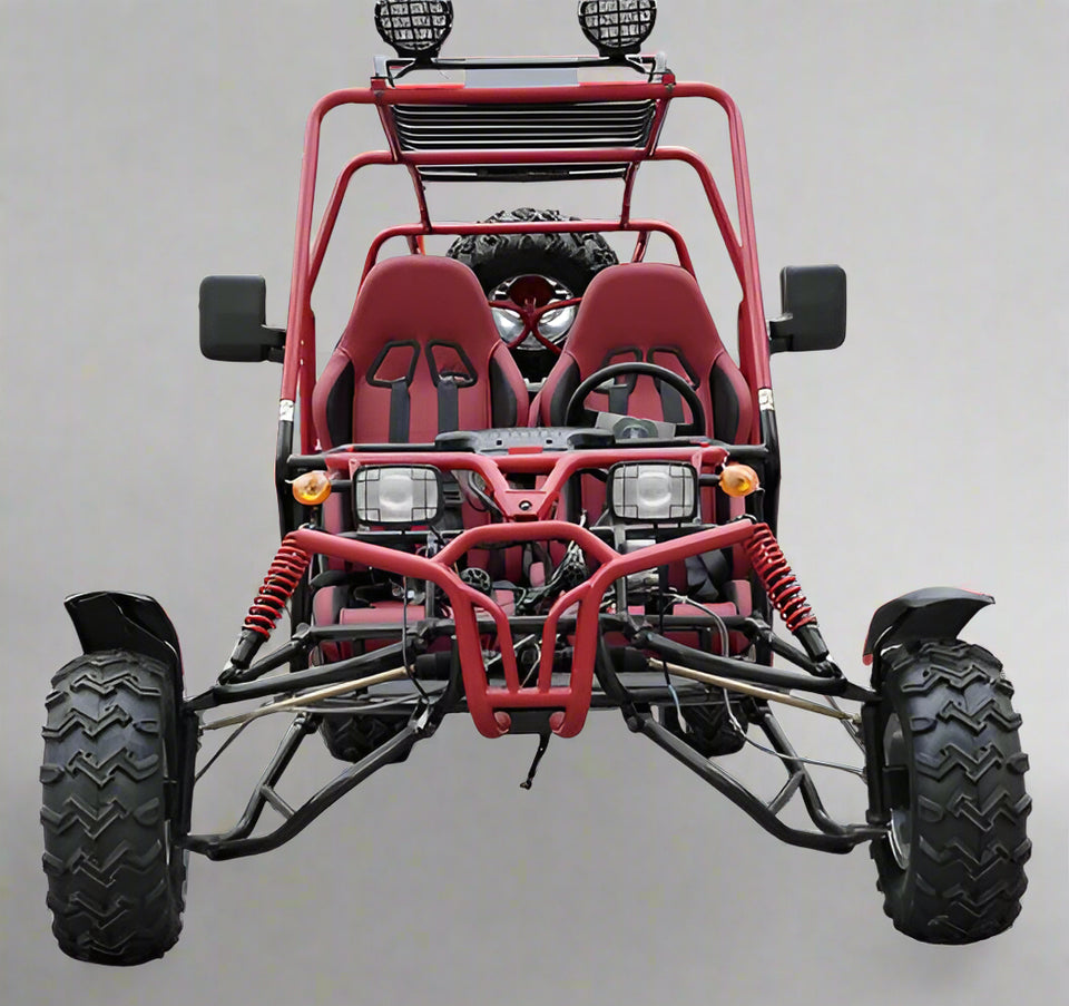 Hummer 200cc | 4-Seater Adult Go-Kart | Reverse | TK200GK-6A Red