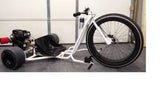 Drift Trike Gang Fat Drifter Three-Wheels 200cc White & Black (White Seat)