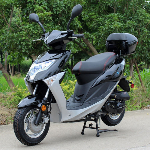 Dongfang 50cc STC Moped Scooter DF50STC – Street Legal - Black