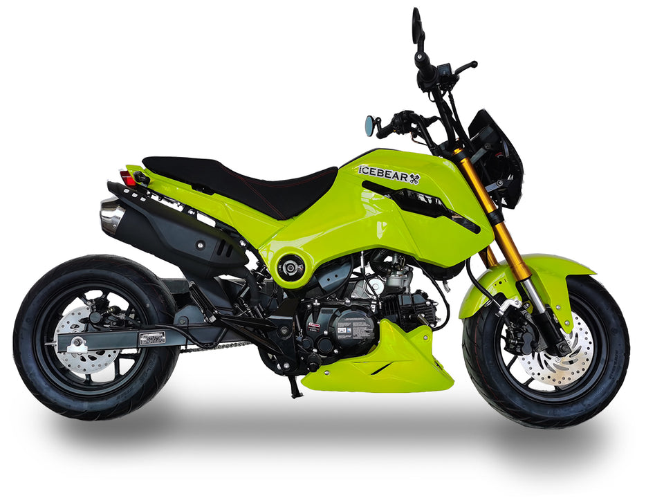 PMZ125-1 icebear motorcycle yellow