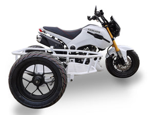 Fuerza 125cc 3-Wheel Motorcycle | Fuerza | PMZ125-1S White