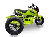 Fuerza 125cc 3-Wheel Motorcycle | Fuerza | PMZ125-1S Lime Green