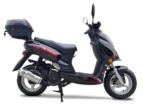 IceBear Aldo 150cc Moped Scooter - PMZ150-11 Black