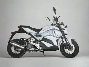 Mini max 50cc icebear motorcycle for sale. White PMZ50-M1