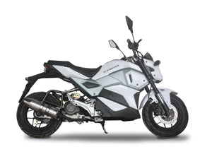Mini max 50cc icebear motorcycle for sale. White PMZ50-M1