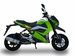  Moped Scooter 49cc Bike - IceBear Evader 50 - Green