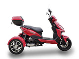 IceBear Mojo Magic 50cc Moped Trike - PST50-1Z Burgundy
