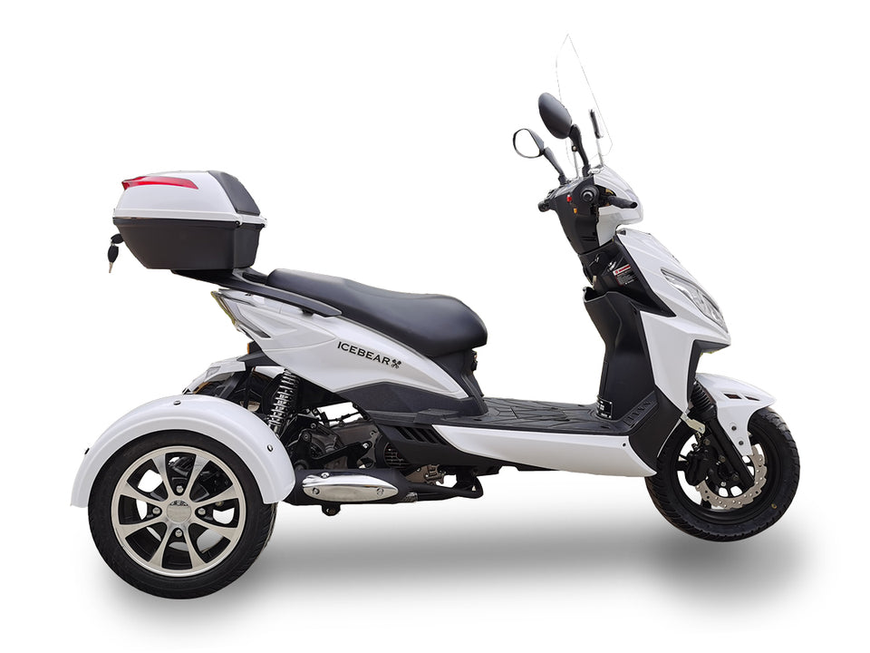 Trike 50cc Scooter | Magic 49cc Trike | 3-Wheel Moped Scooter – Bikes
