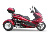 IceBear Q6 Mojo Magic 50cc Moped Trike - PST50-17 - Red