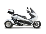 IceBear Q6 Mojo Magic 150cc Moped Trike - PST150-17 - White