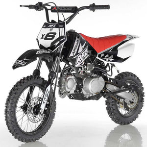 DB-X6 apollo dirt bike fully automatic 125cc motorcycle dirt bike black
