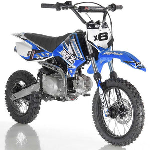 DB-X6 apollo dirt bike fully automatic 125cc motorcycle dirt bike blue