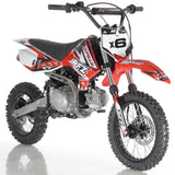 DB-X6 apollo dirt bike fully automatic 125cc motorcycle dirt bike red