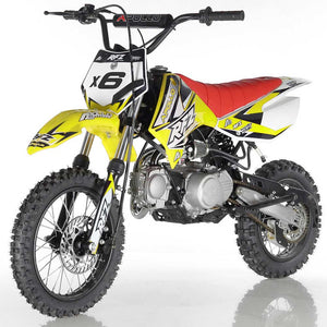 DB-X6 apollo dirt bike fully automatic 125cc motorcycle dirt bike yellow
